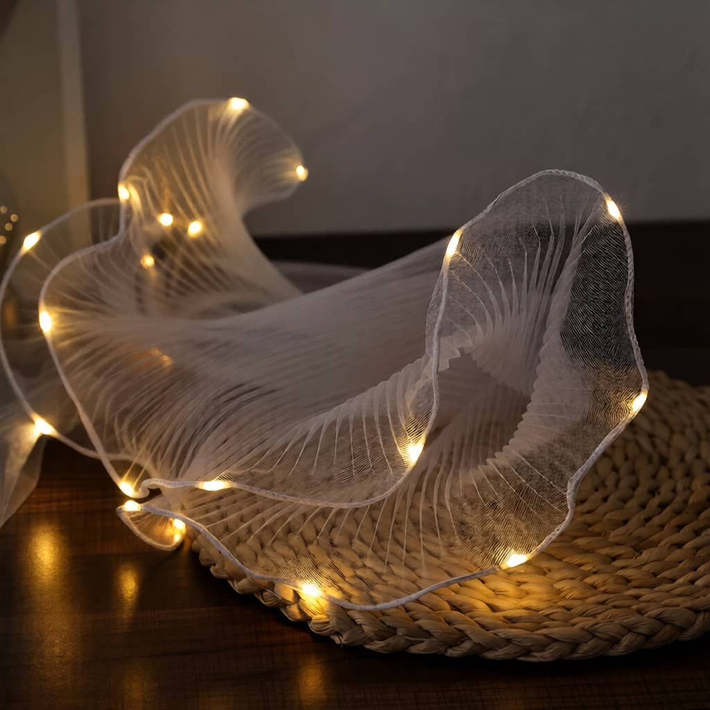 Starlight Net Ruffle Mesh 2-Meter