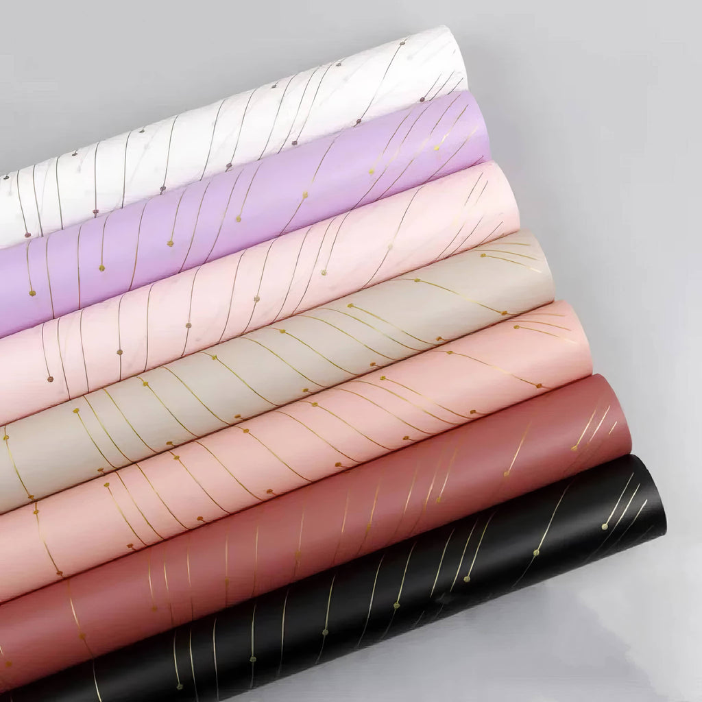 Golden Lines Of Destiny Bouquet &amp; Gift Wrap