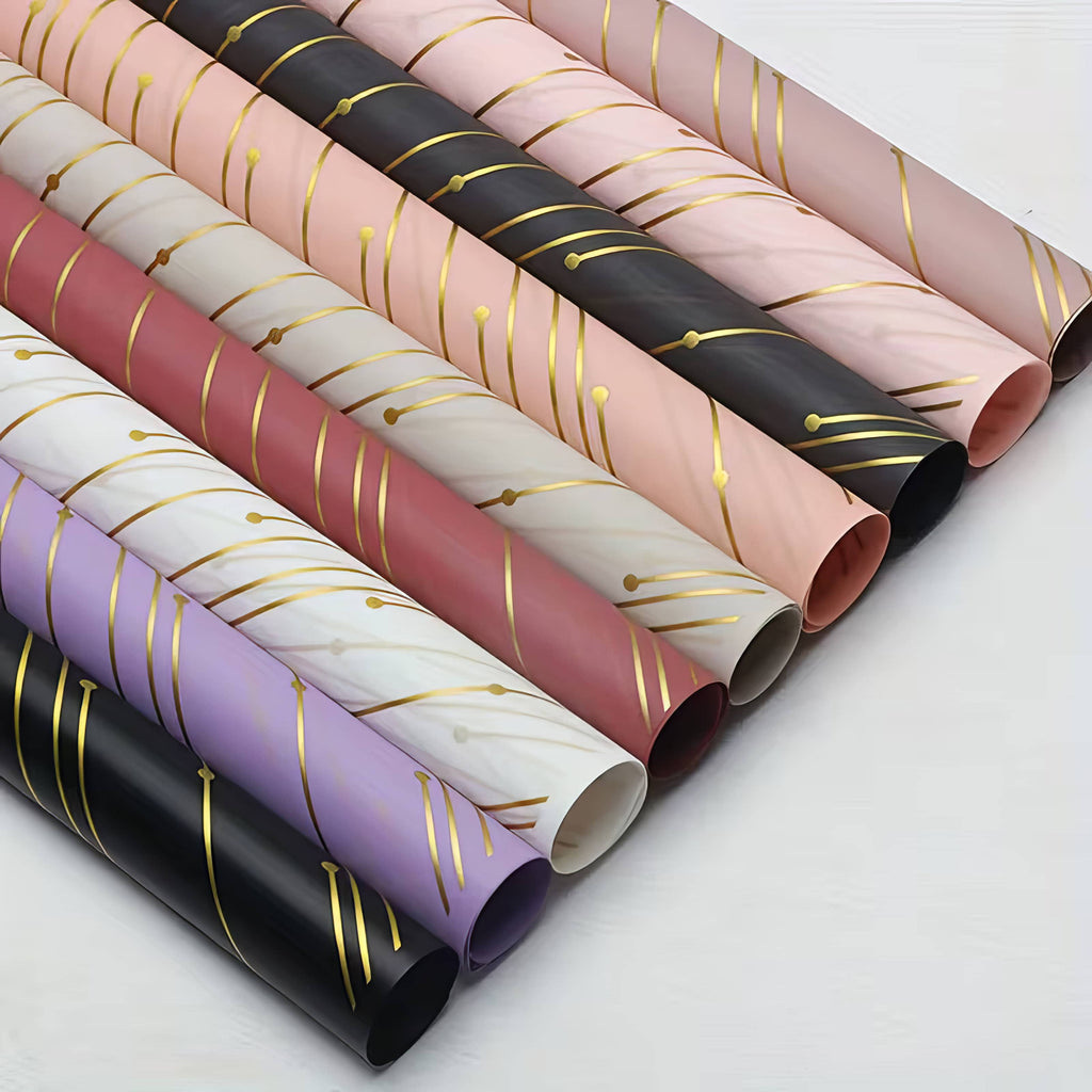Golden Lines Of Destiny Bouquet &amp; Gift Wrap