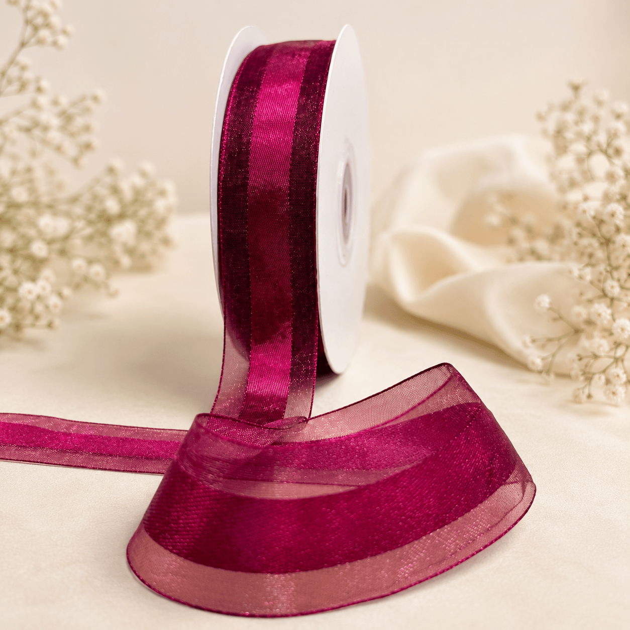 Luxury Organza Satin Ribbon | 1 Inch