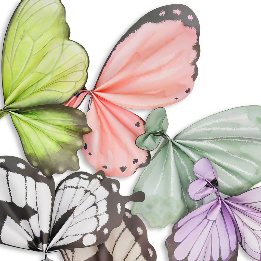 Butterfly Wing Floral Bouquet Wrap