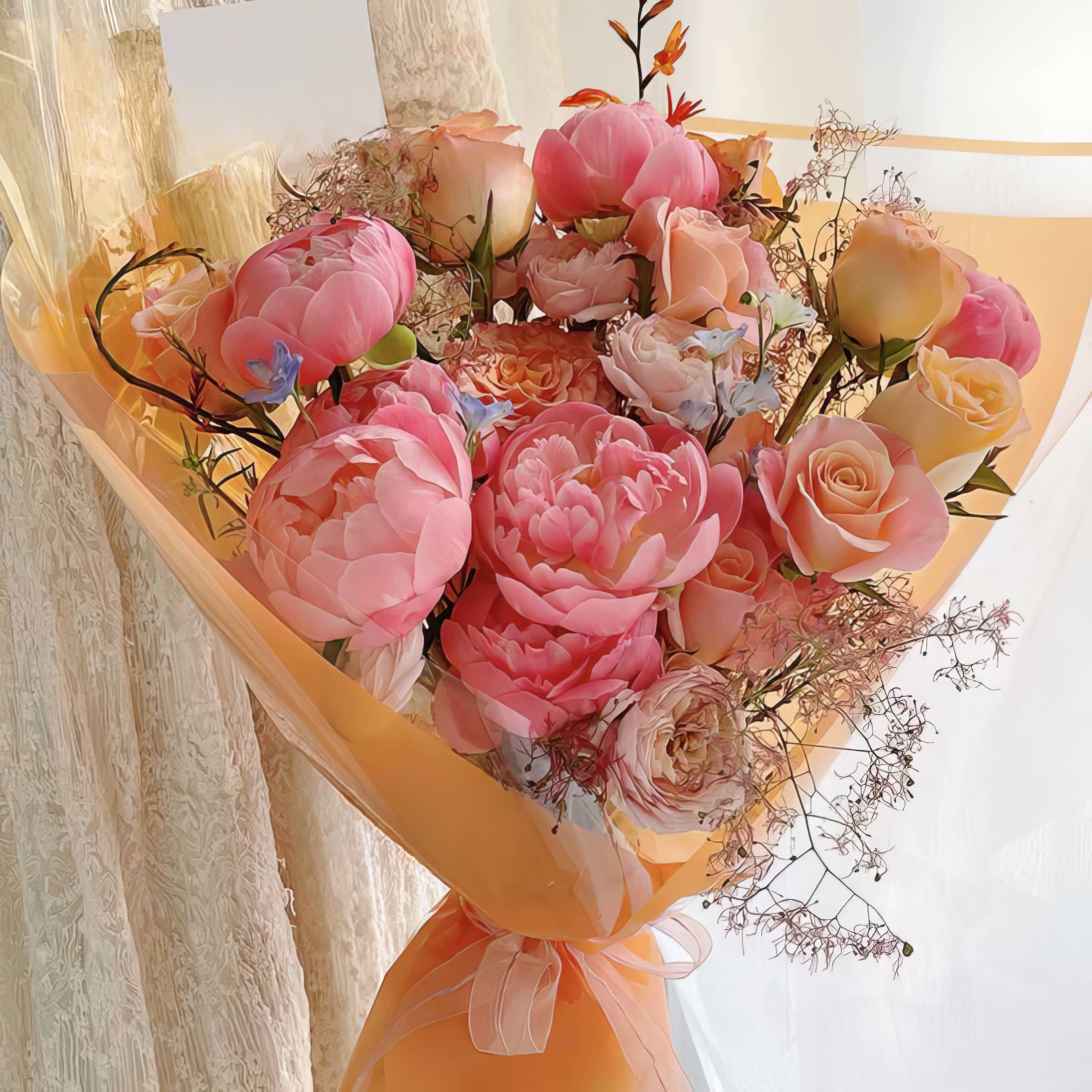 Sunveil Coloured Transparent Bouquet Wrap