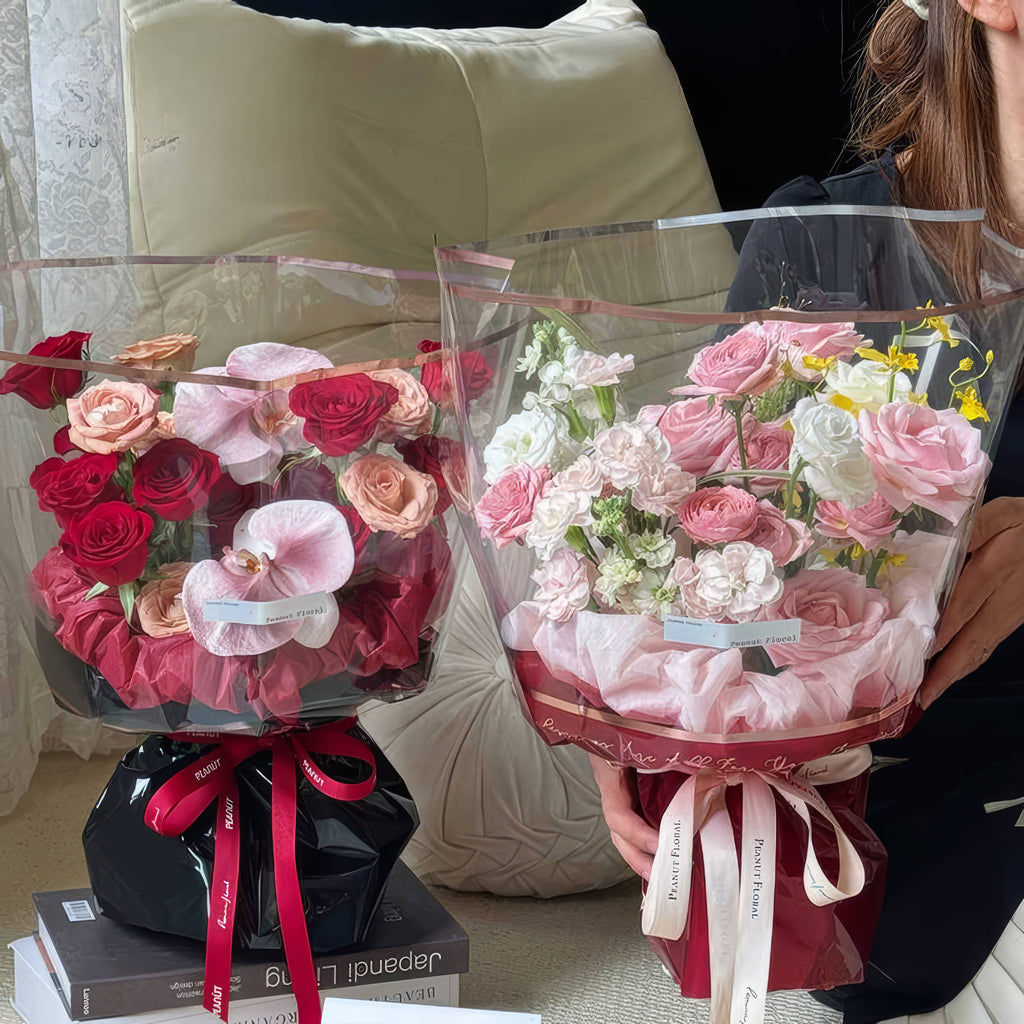 Love & Blessings Transparent Bouquet Wrap