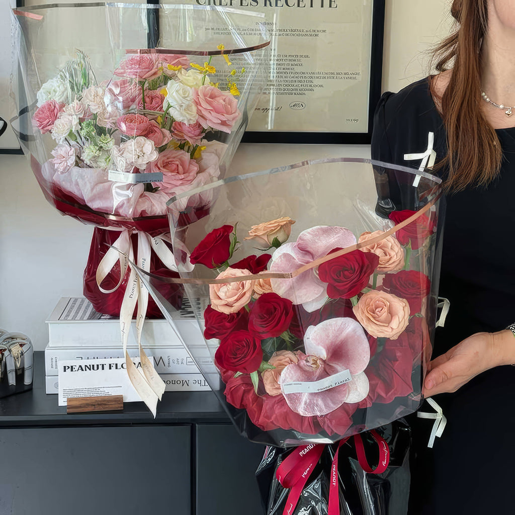 Love & Blessings Transparent Bouquet Wrap
