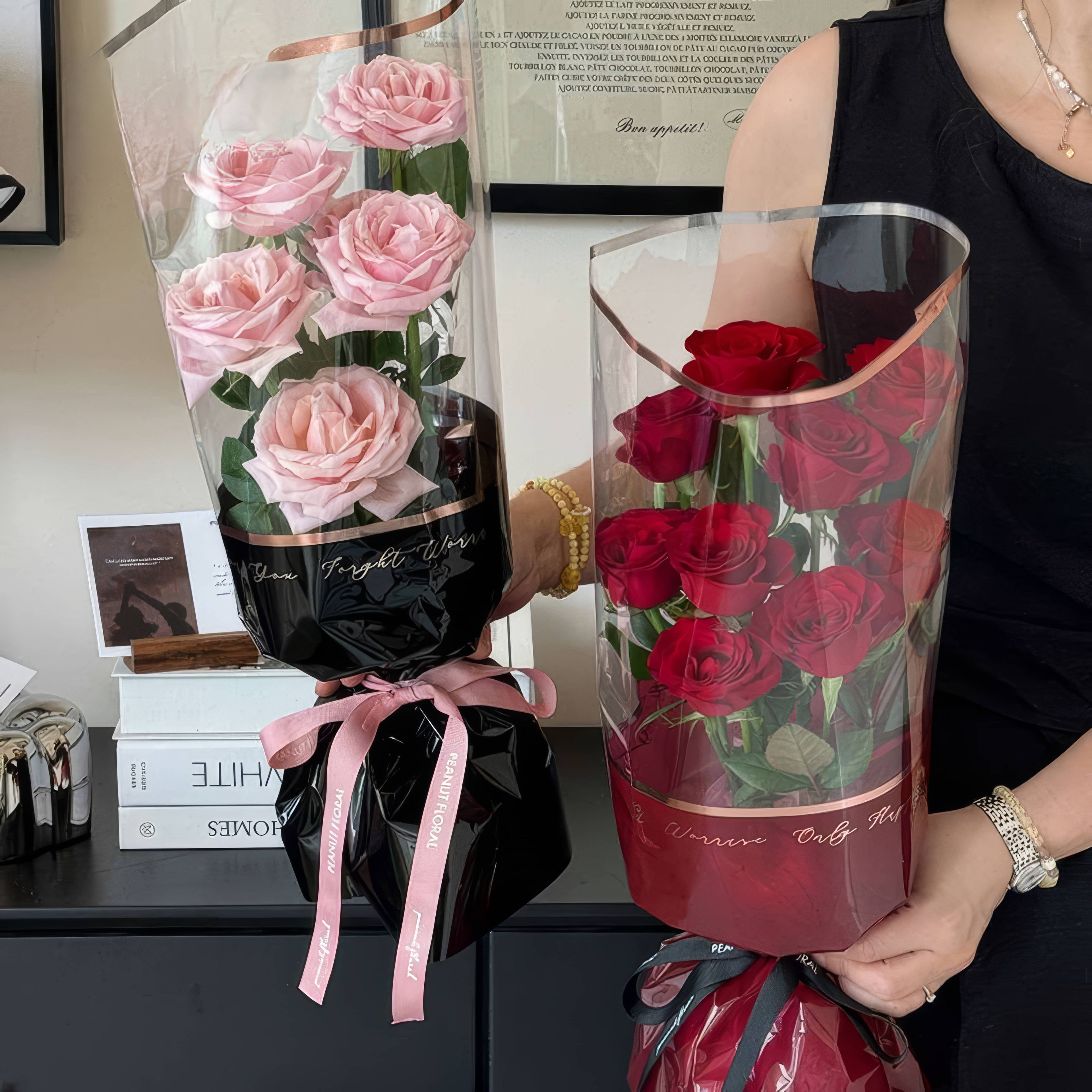 Love & Blessings Transparent Bouquet Wrap