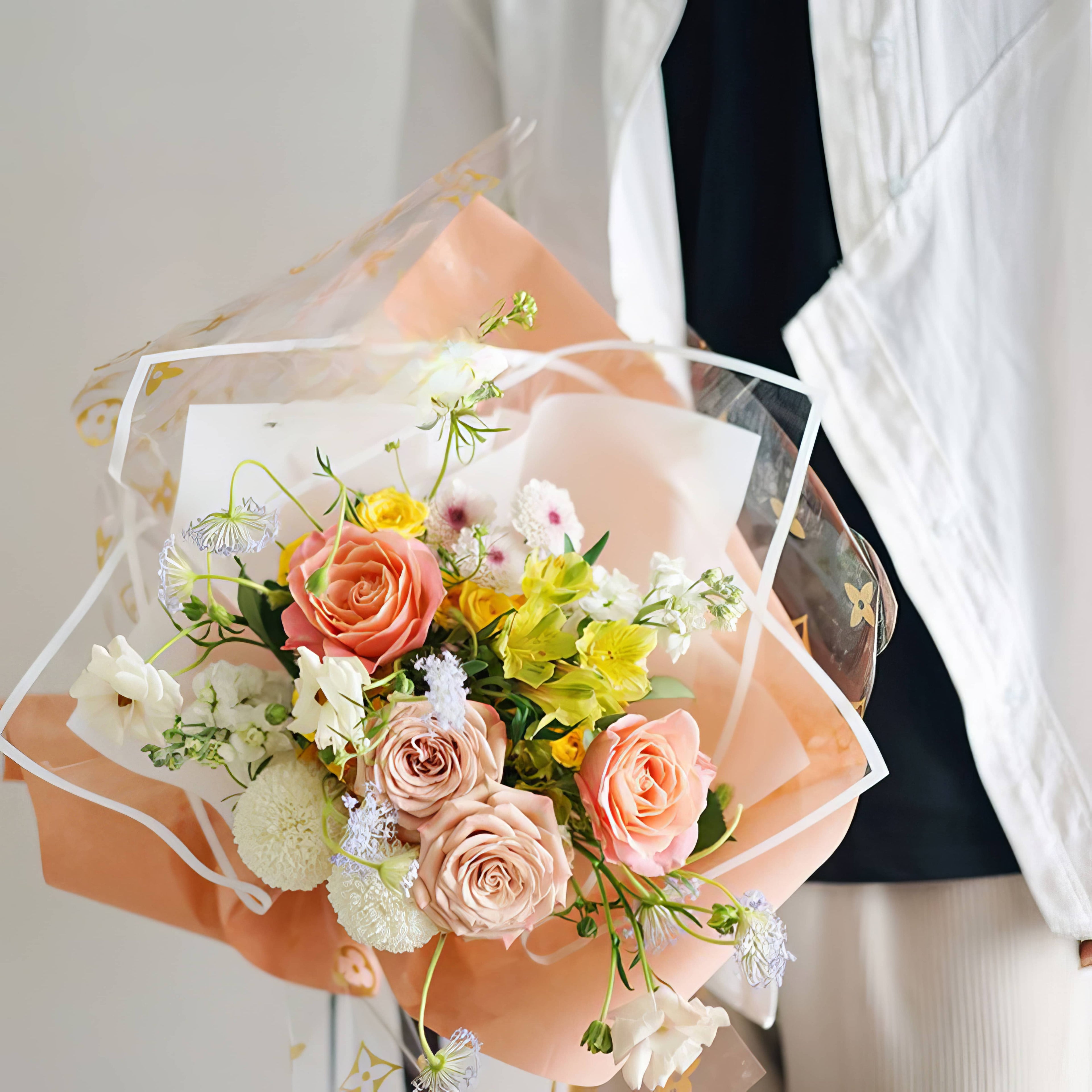 Sunveil Coloured Transparent Bouquet Wrap