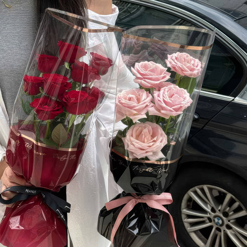 Love & Blessings Transparent Bouquet Wrap