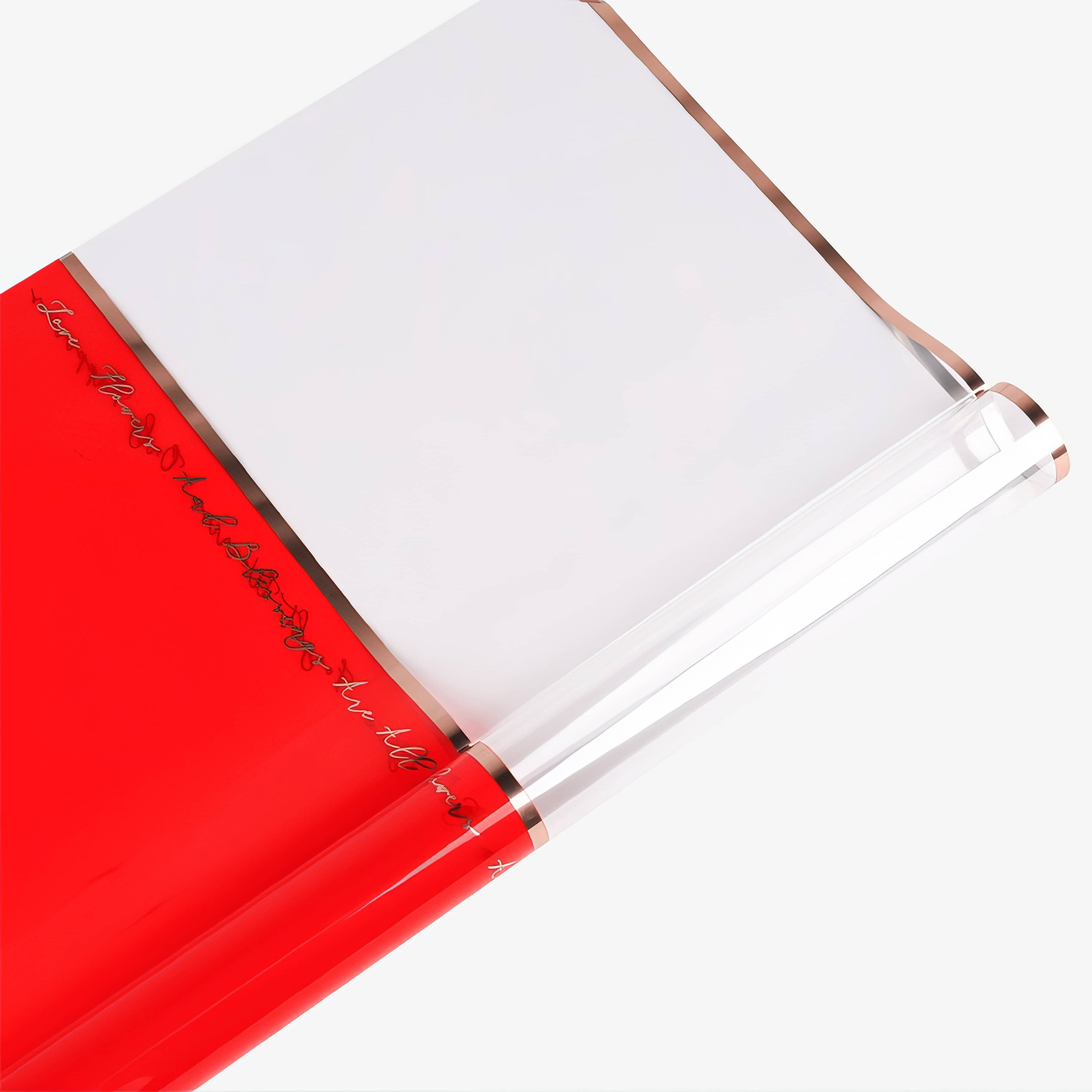 Love & Blessings Transparent Bouquet Wrap