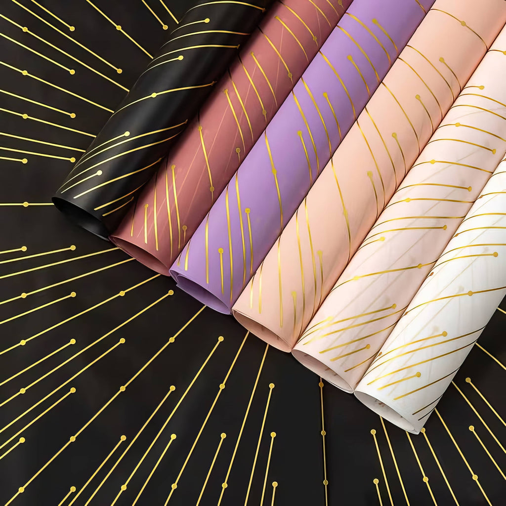 Golden Lines Of Destiny Bouquet &amp; Gift Wrap