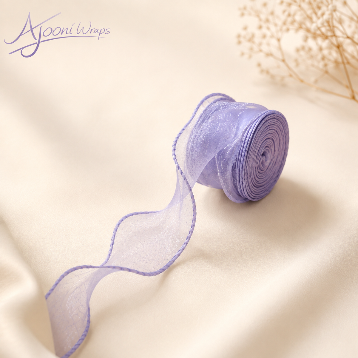 Premium Sheer Organza Ribbon – 1.5 Inch x 10 Yards