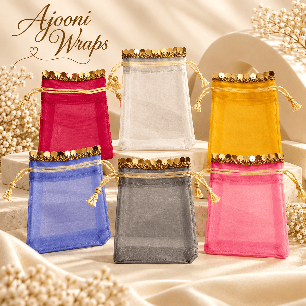 Organza Potli Bag ✨👑