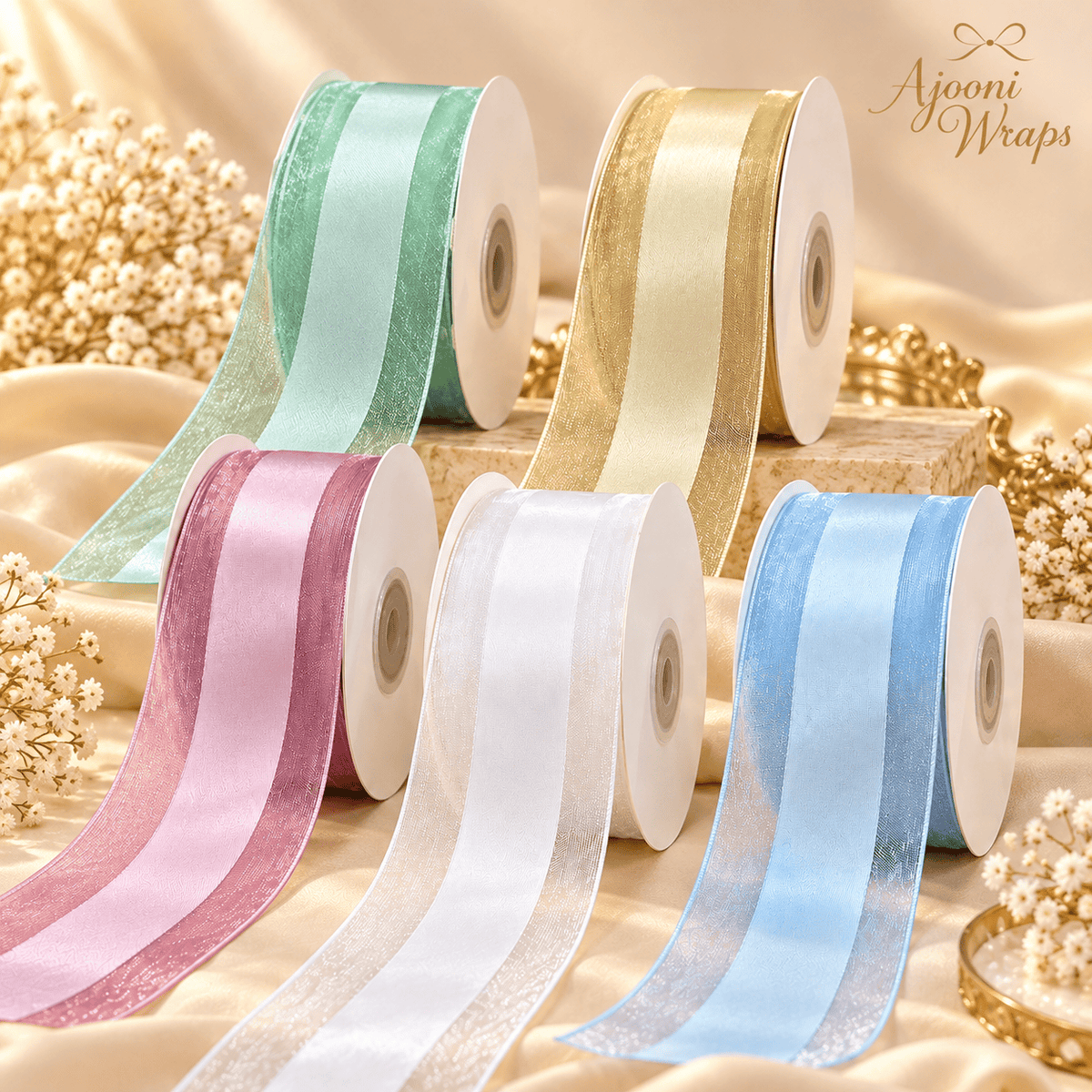 Luxury Organza Satin Ribbon | 1.5 Inch |