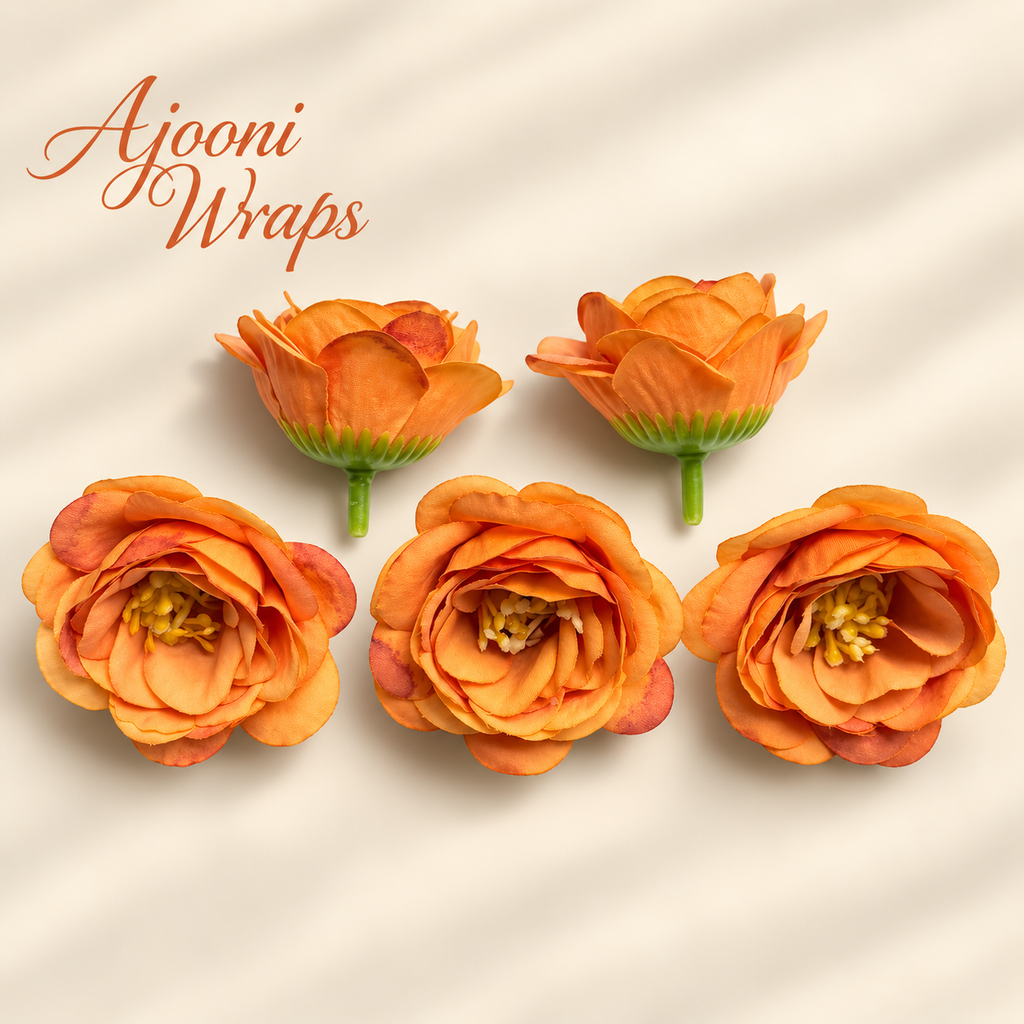 Premium Camellia Floral Head