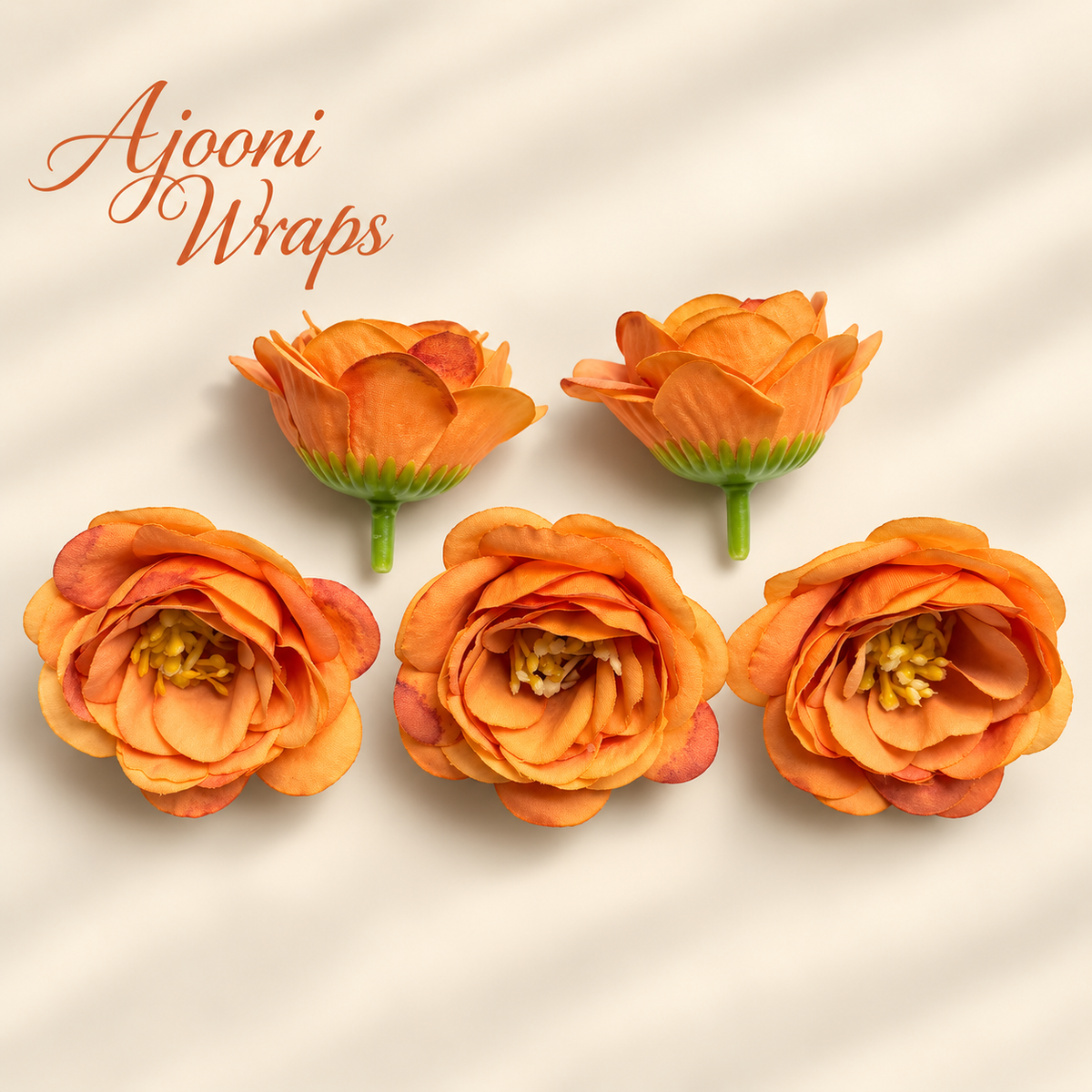 Premium Camellia Floral Head