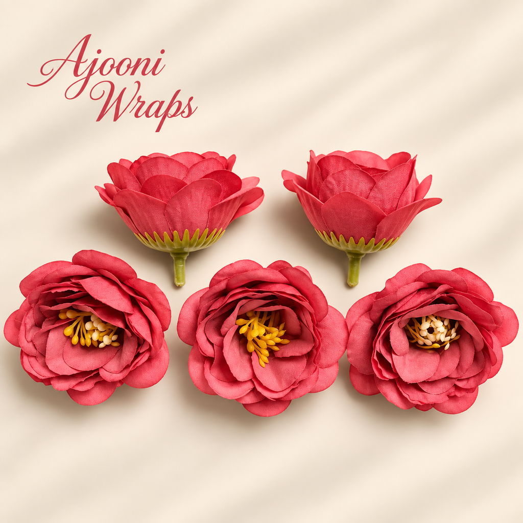 Premium Camellia Floral Head