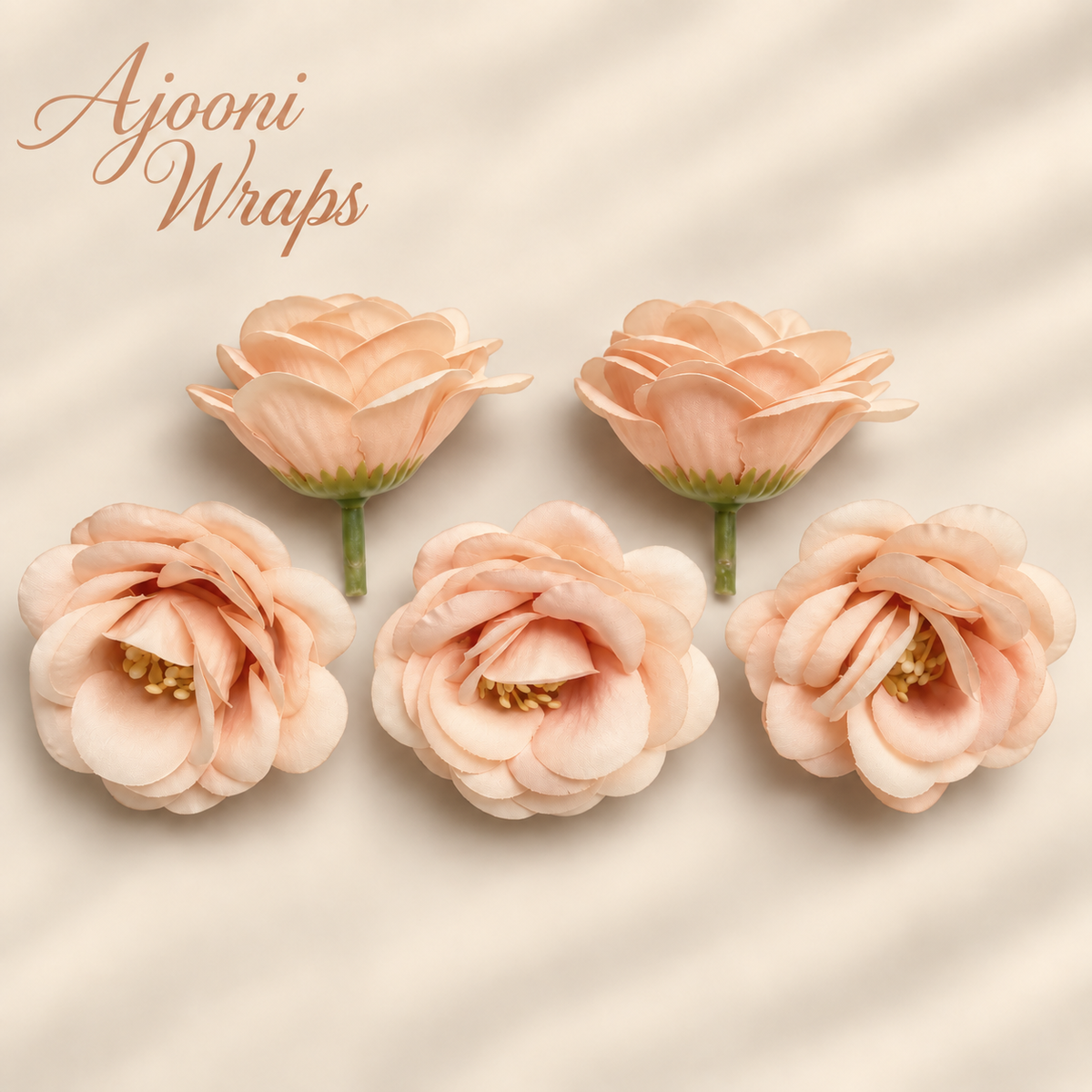Premium Camellia Floral Head