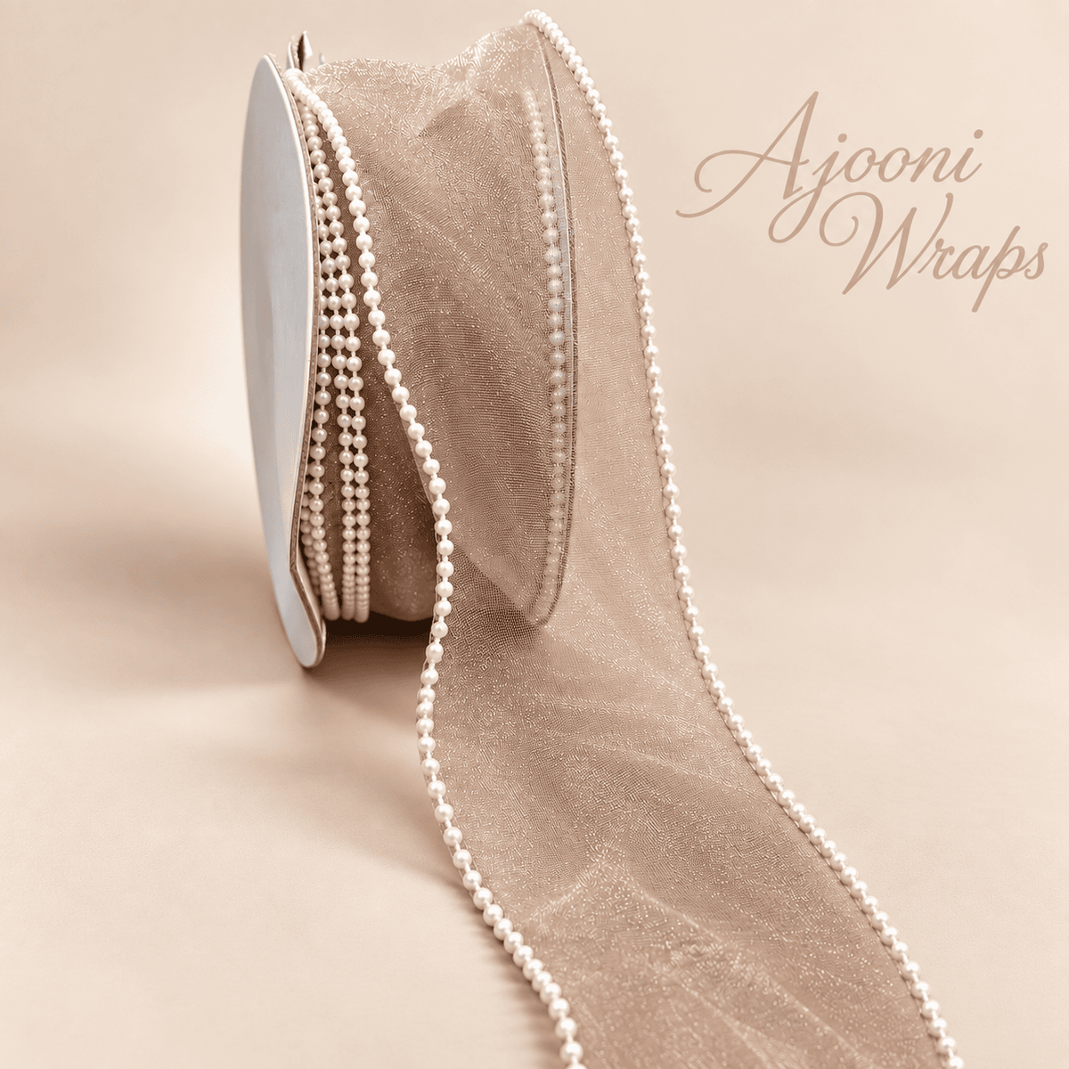 Pearl Edge Organza Ribbon | 2 Inch Width |10 Yards