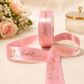 Just Engaged Premium Satin Ribbon | 1 Inch