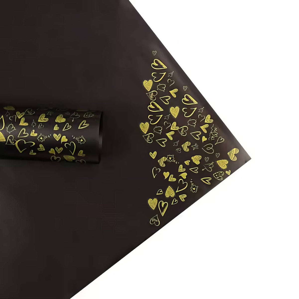 ✨ Luxury Hand-Drawn Heart Bouquet Wrap ✨