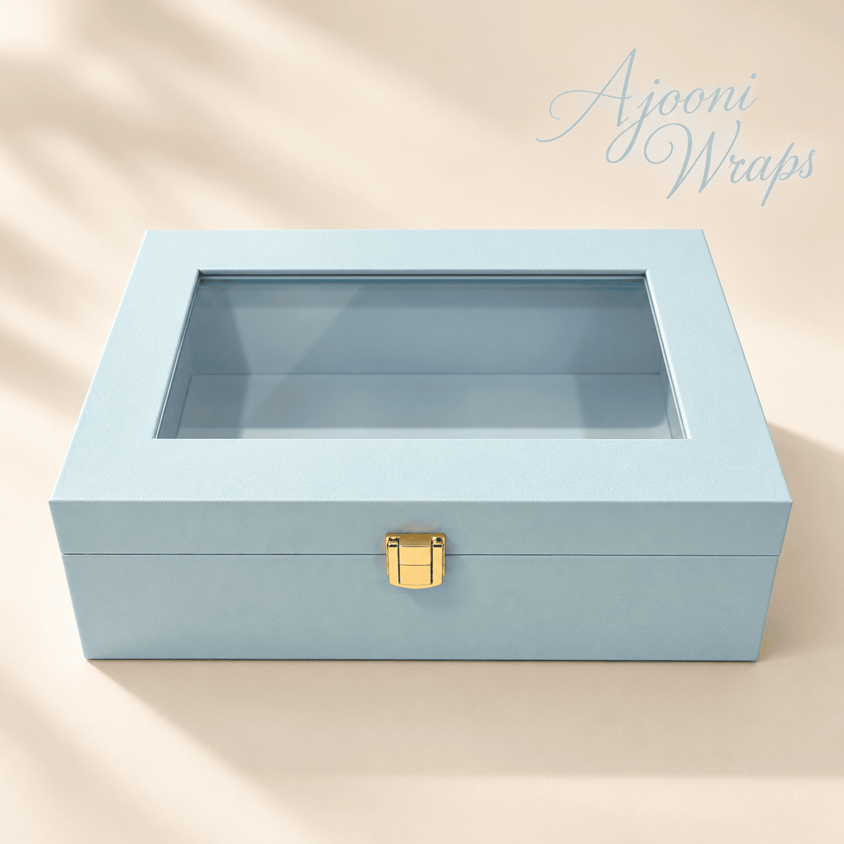 Luxury Leatherette Acrylic Window Box