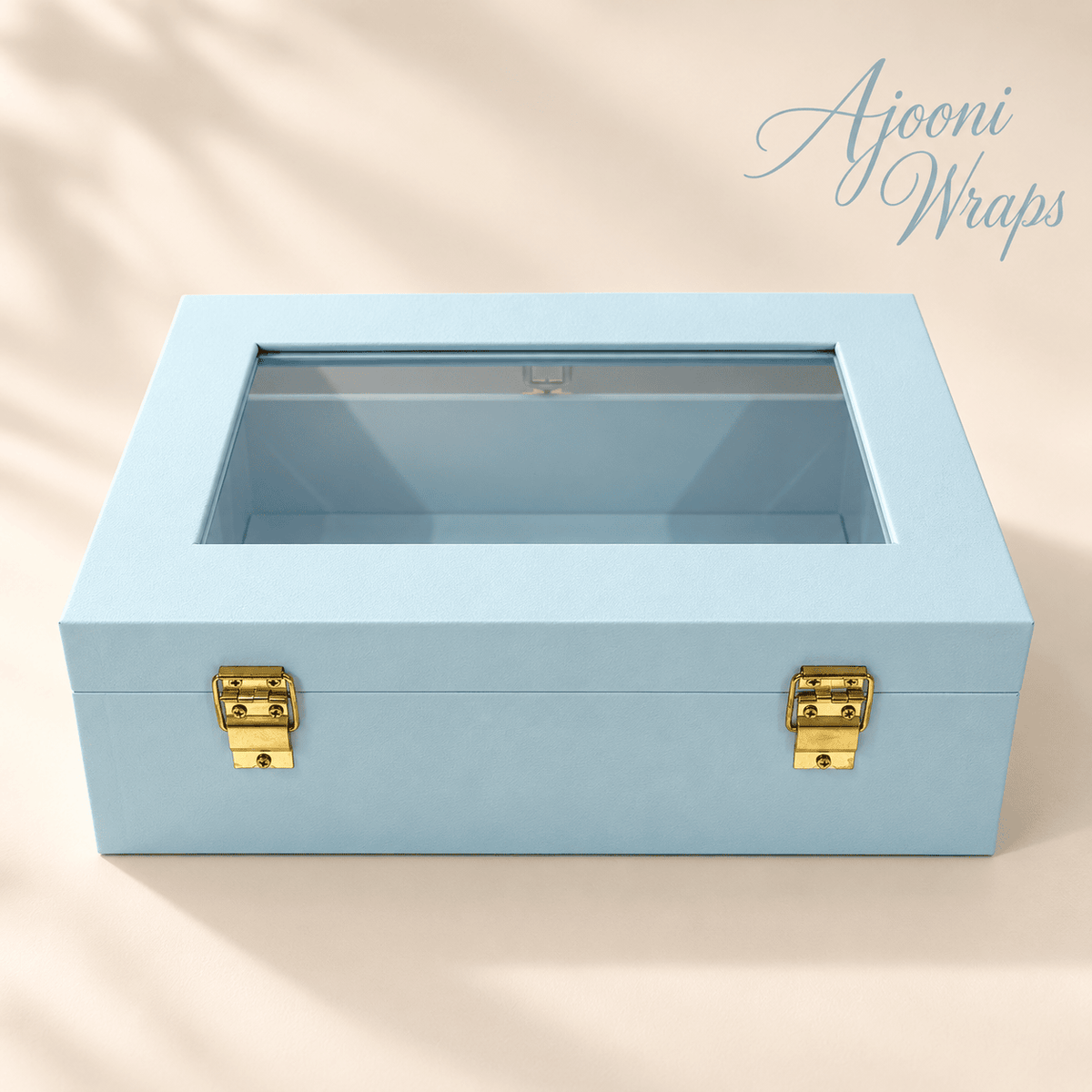 Luxury Leatherette Acrylic Window Box