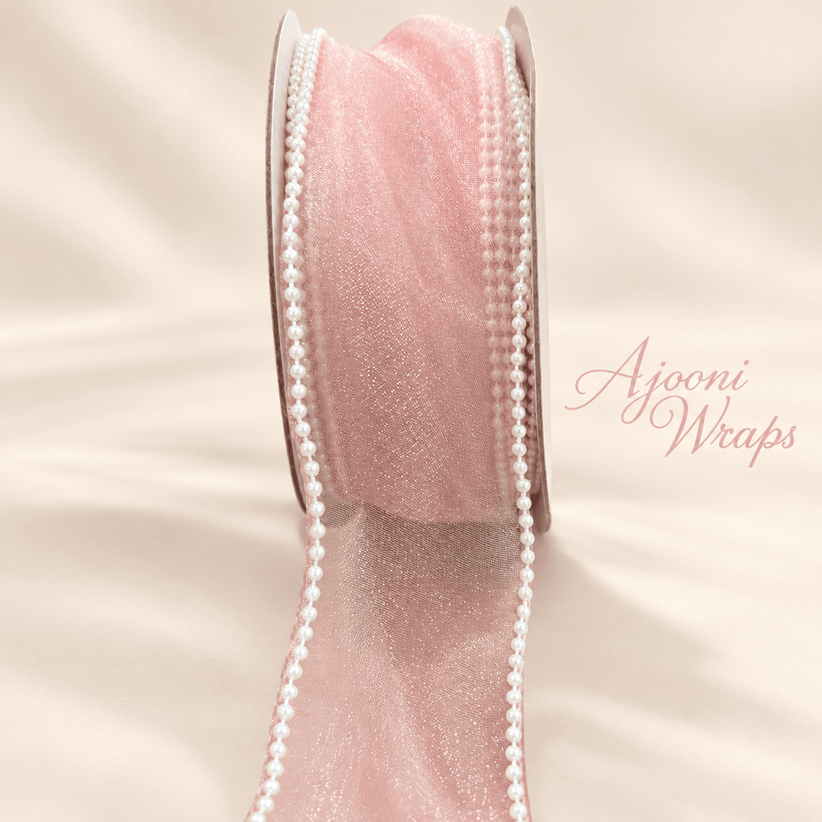 Pearl Edge Organza Ribbon | 2 Inch Width |10 Yards