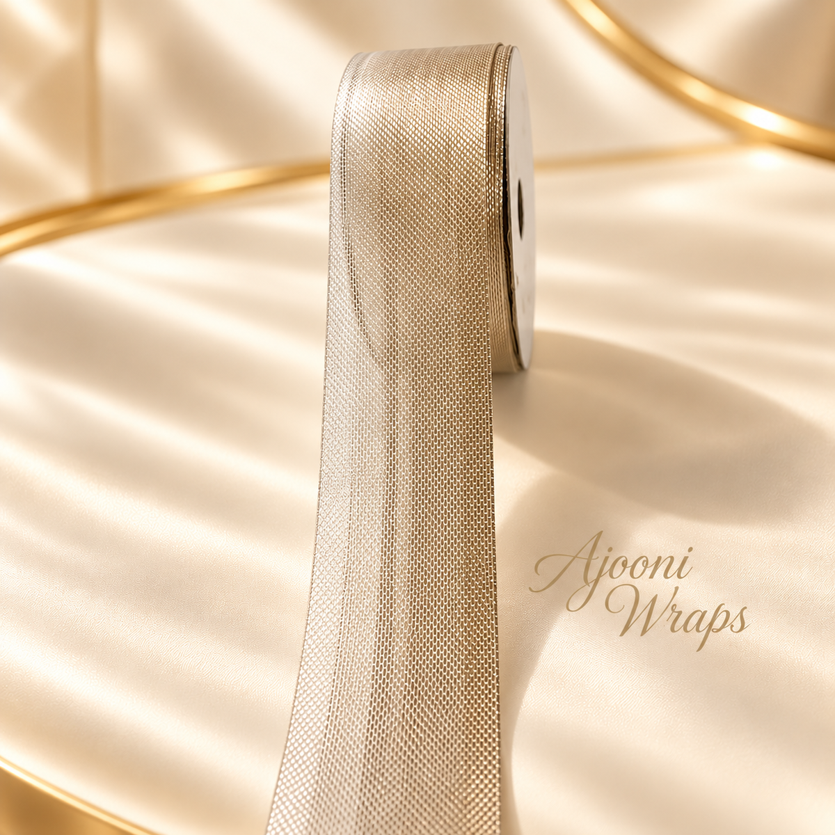 ✨ Lux Metallic Mesh Ribbon 1.5 Inch 10 Yards 🎀💖