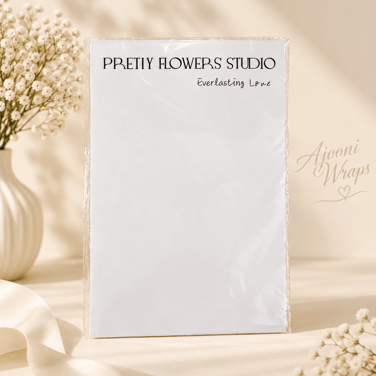 Love Story Bouquet Wrapping Sheets