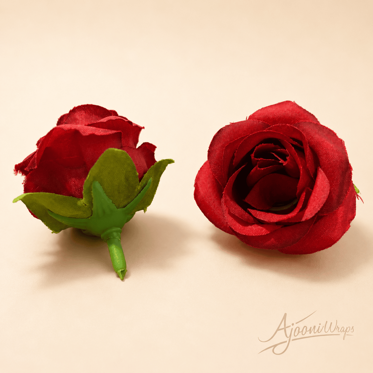 Classic Fabric Rose Head