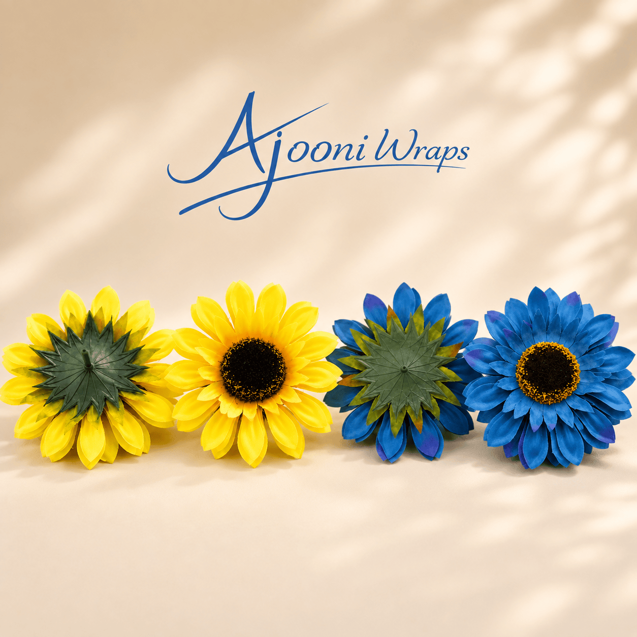 Royal Sapphire Sunflower Bouquet &amp; Gift Wrap ⭐