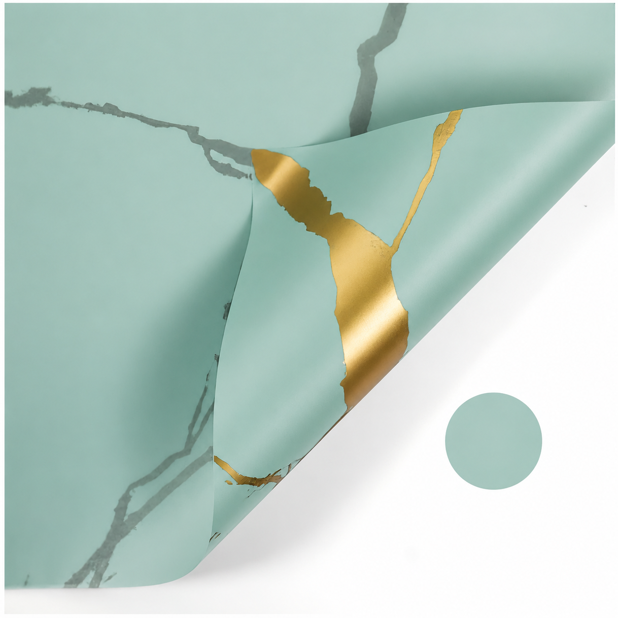 Golden Vein Elegance Bouquet & Gift Wrap