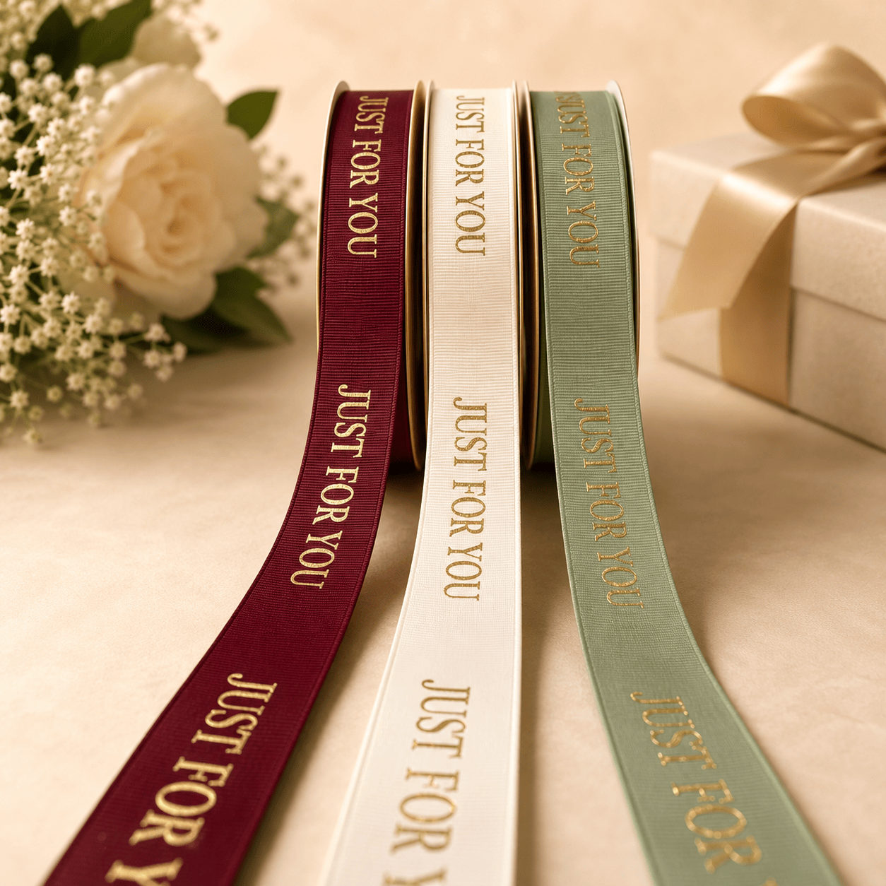Luxury Just for You Grosgrain Ribbon | 1 Inch ⭐
