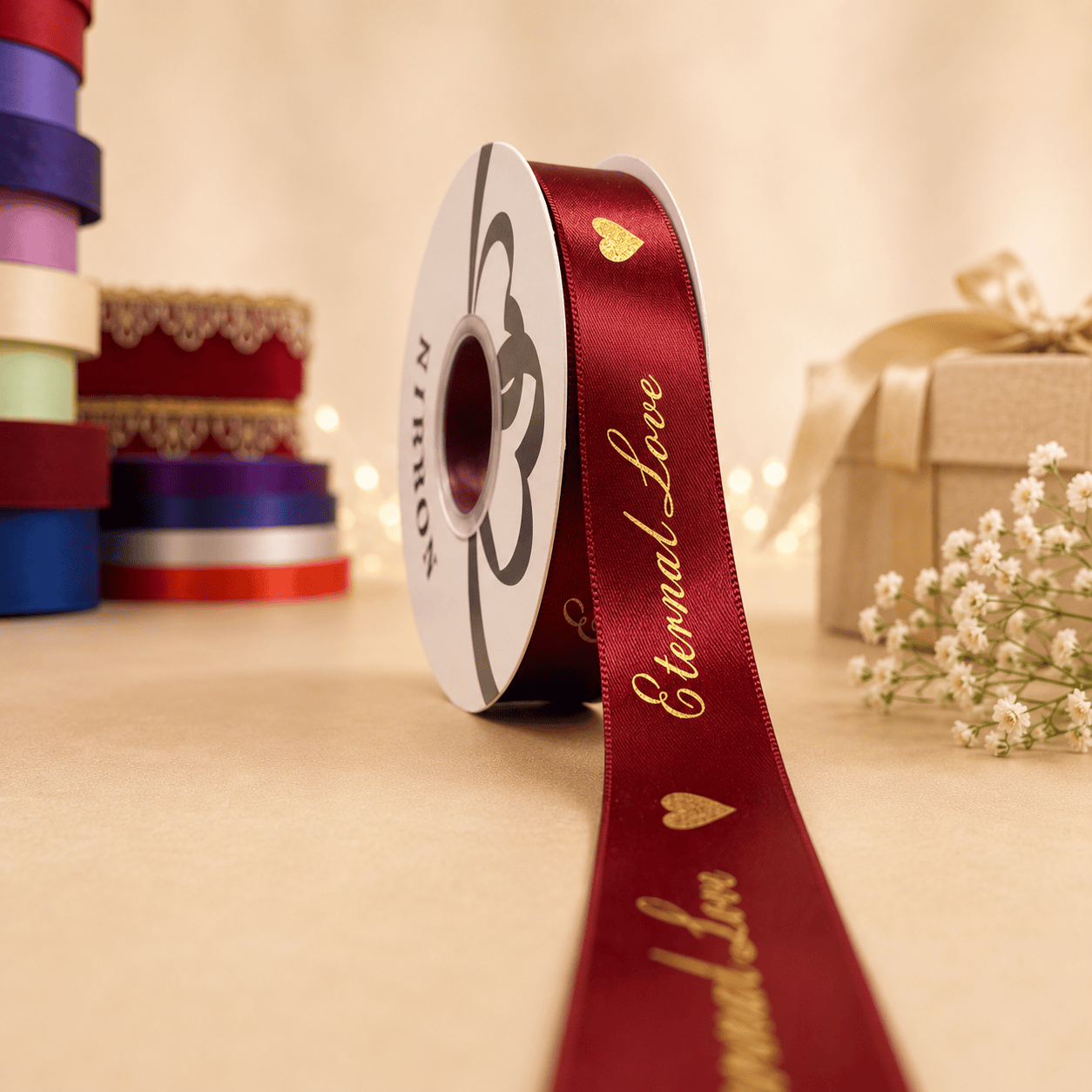 Eternal Love Premium Satin Ribbon | 1 Inch