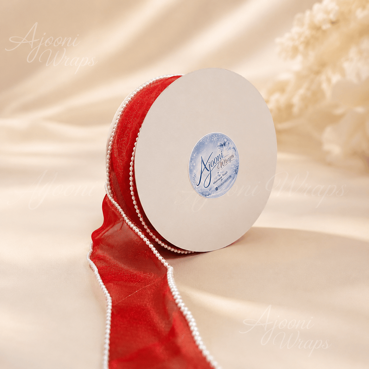 Pearl Edge Organza Ribbon | 2 Inch Width |10 Yards