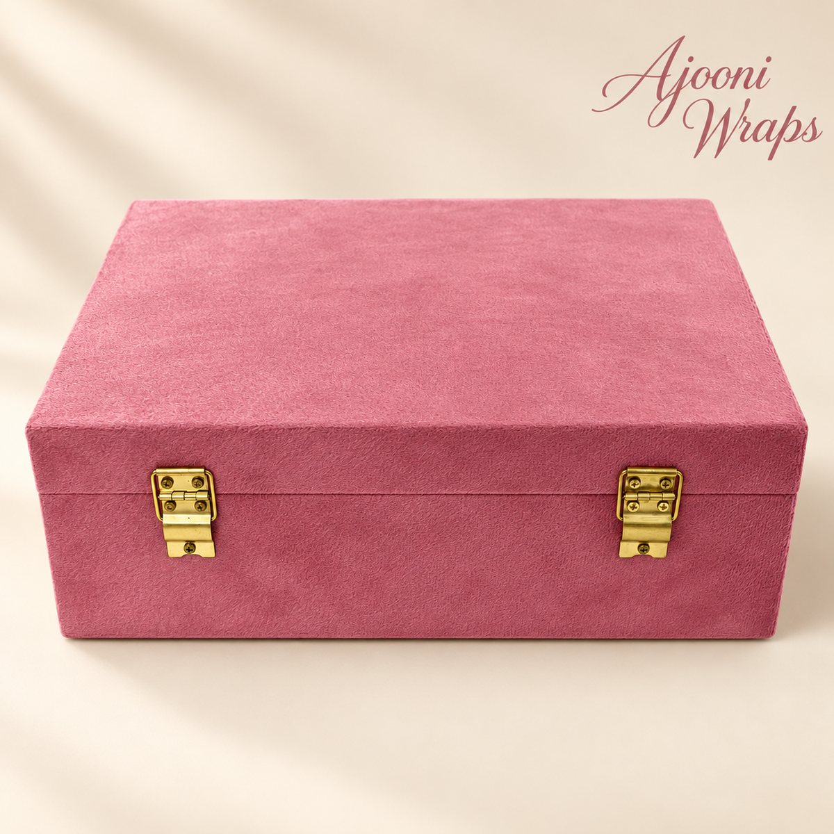 Luxury Velvet Finish Wooden Box