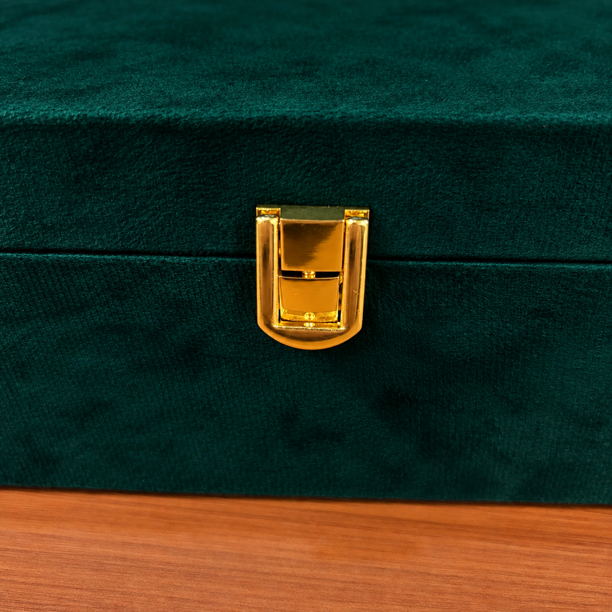 Luxury Velvet Finish Wooden Box