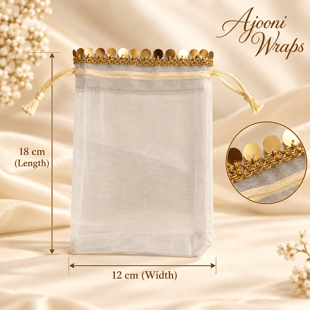 Organza Potli Bag ✨👑