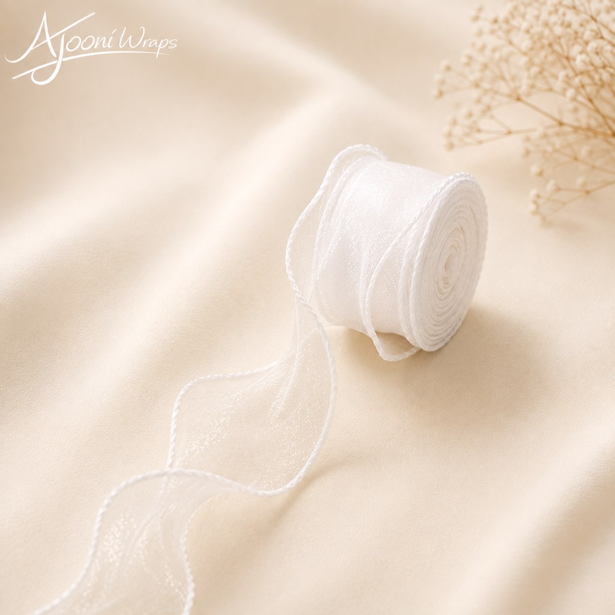 Premium Sheer Organza Ribbon – 1.5 Inch x 10 Yards