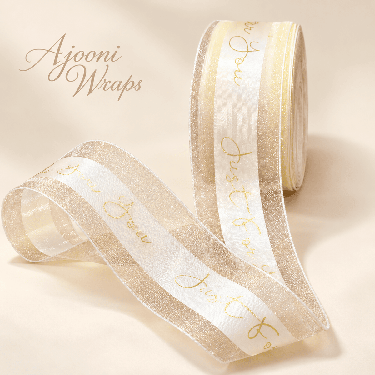 Luxury Just For You Organza Satin Ribbon | 1.5 Inch |