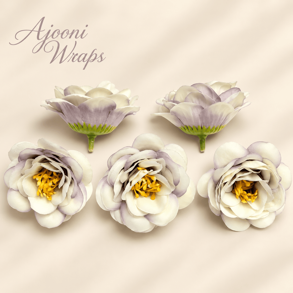 Premium Camellia Floral Head