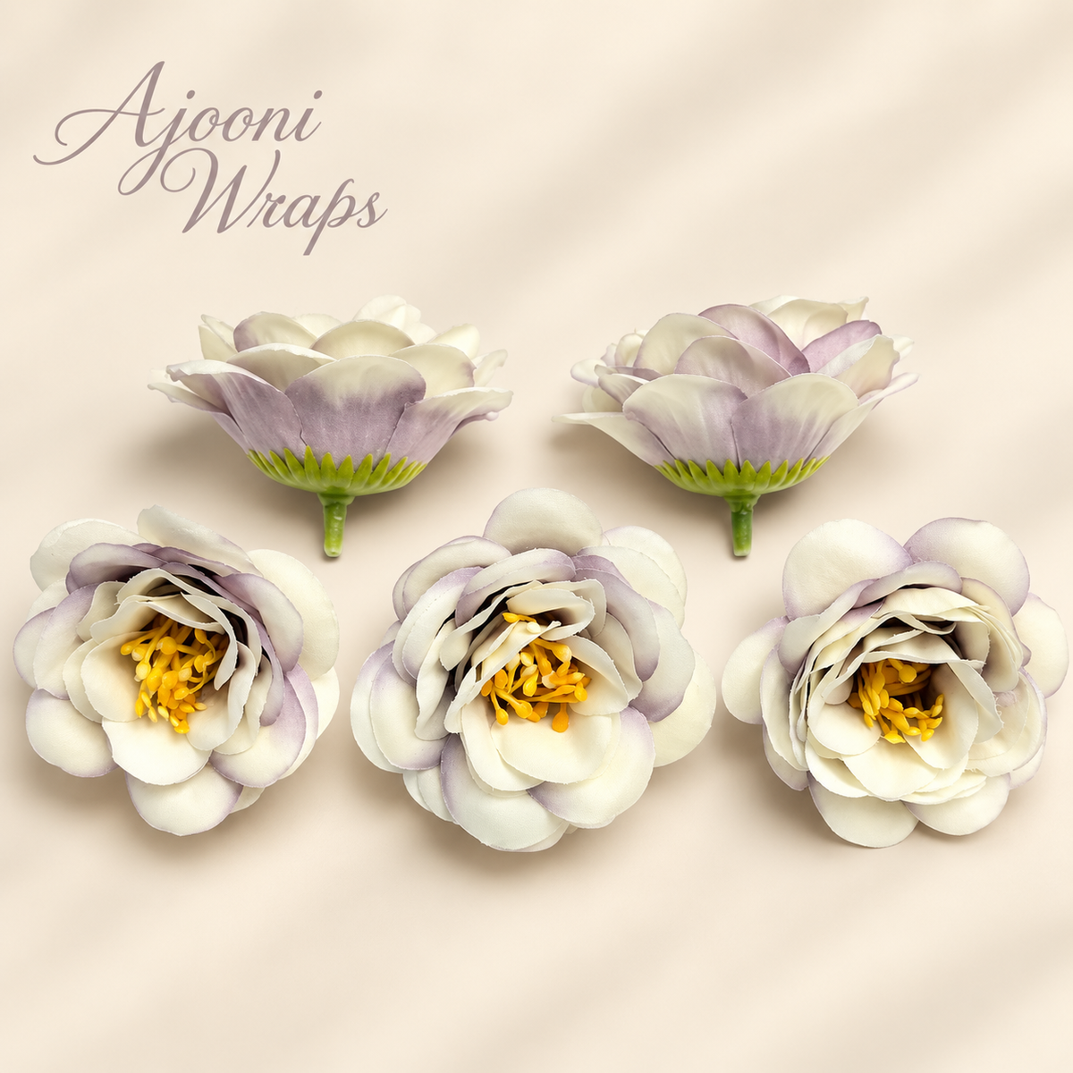 Premium Camellia Floral Head