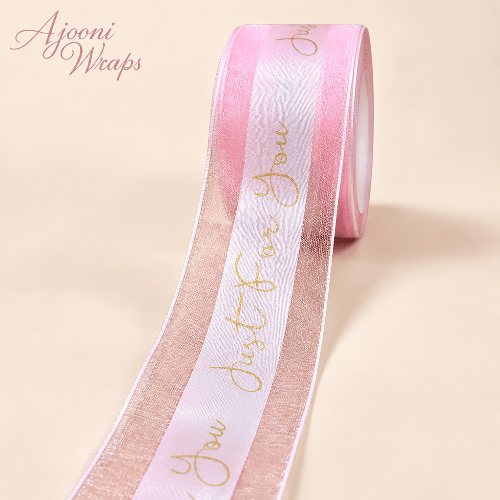 Luxury Just For You Organza Satin Ribbon | 1.5 Inch |