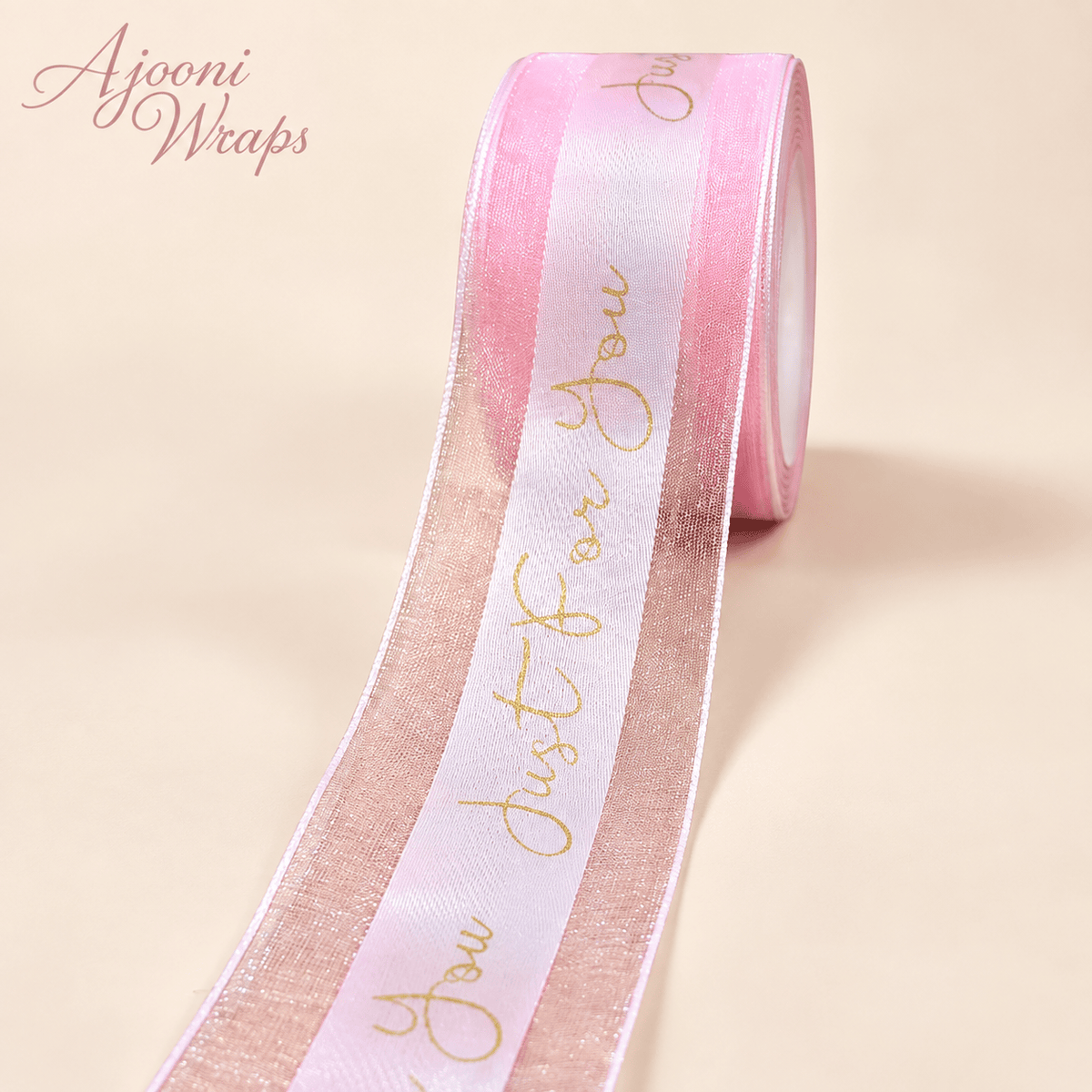 Luxury Just For You Organza Satin Ribbon | 1.5 Inch |
