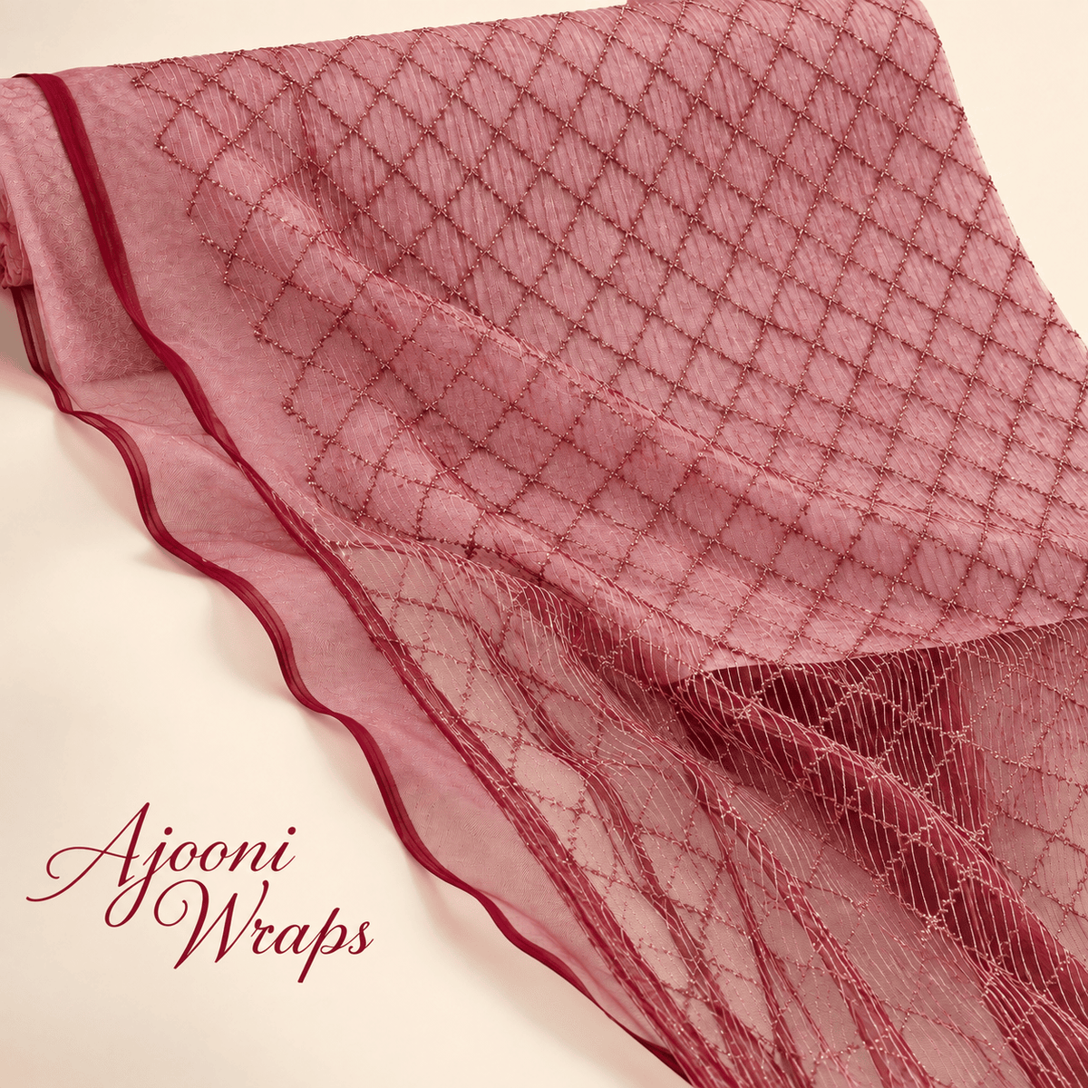 Luxury Gold Diamond Organza Net ✨✨🌸 | 5 Yards |