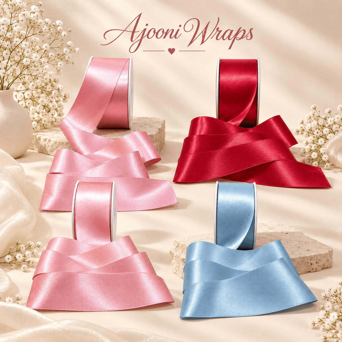 Luxury Double Satin Ribbon | 2 Inch |