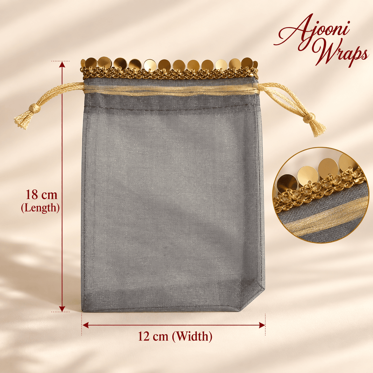 Organza Potli Bag ✨👑