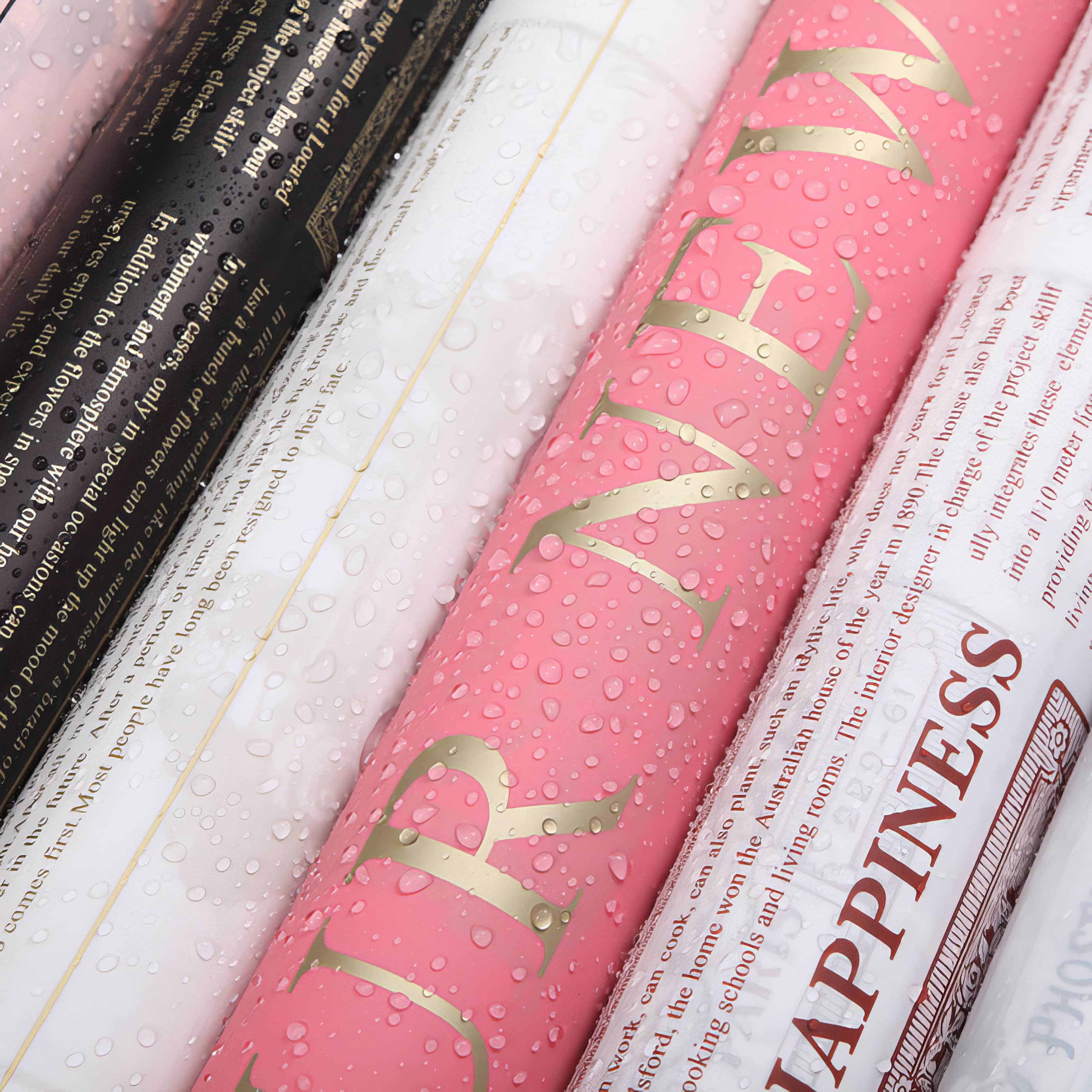 Vintage News Romance Bouquet & Gift Wrap