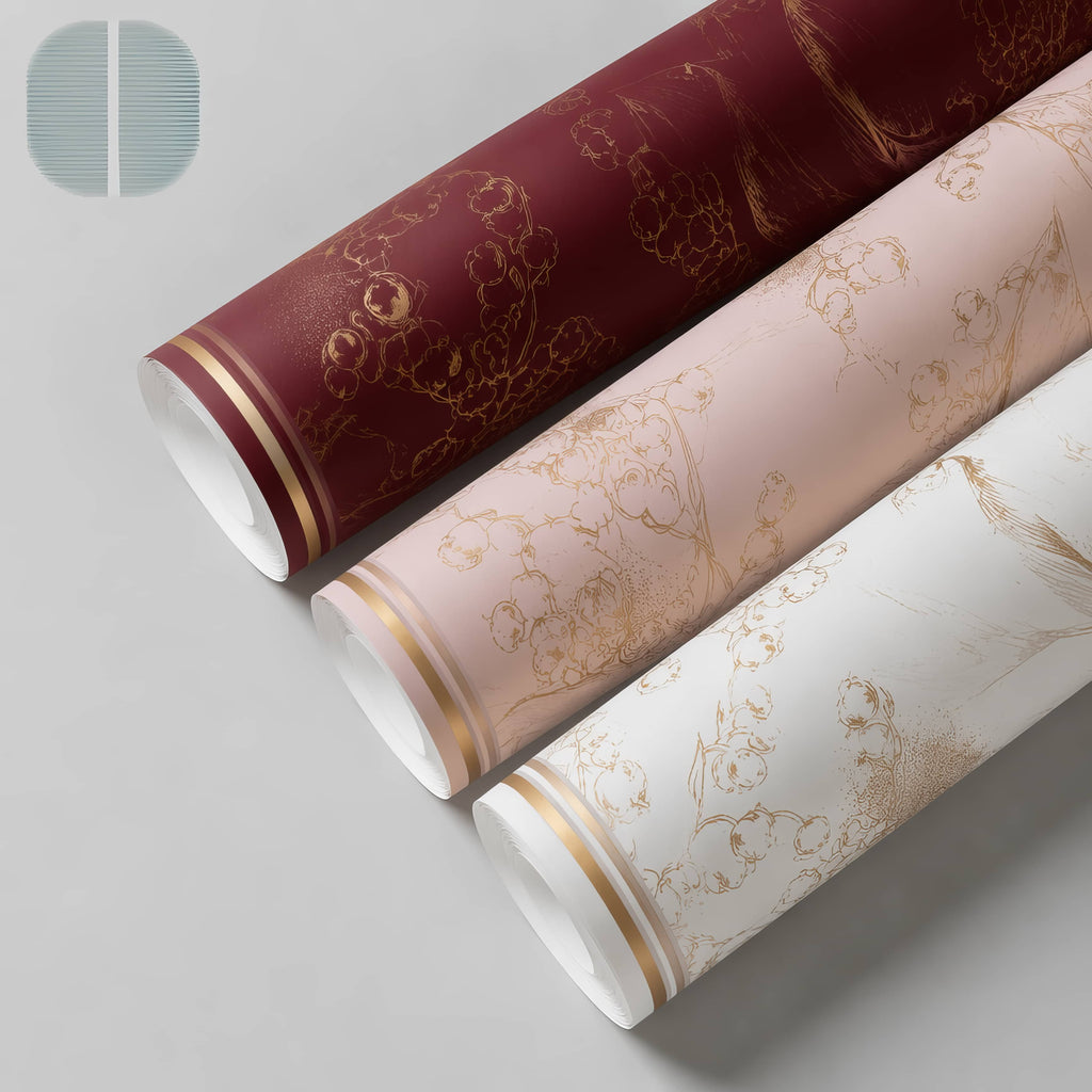 Premium Botanical Floral Wrapping Sheet 🌿🌸✨