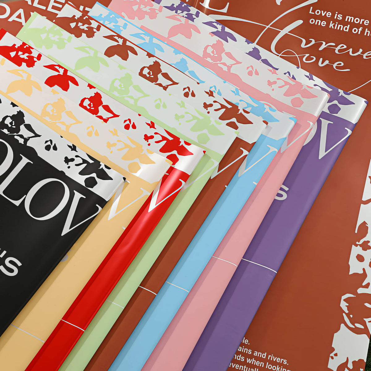 ❤️ My Forever Valentine Bouquet Wrapping Sheets ✨