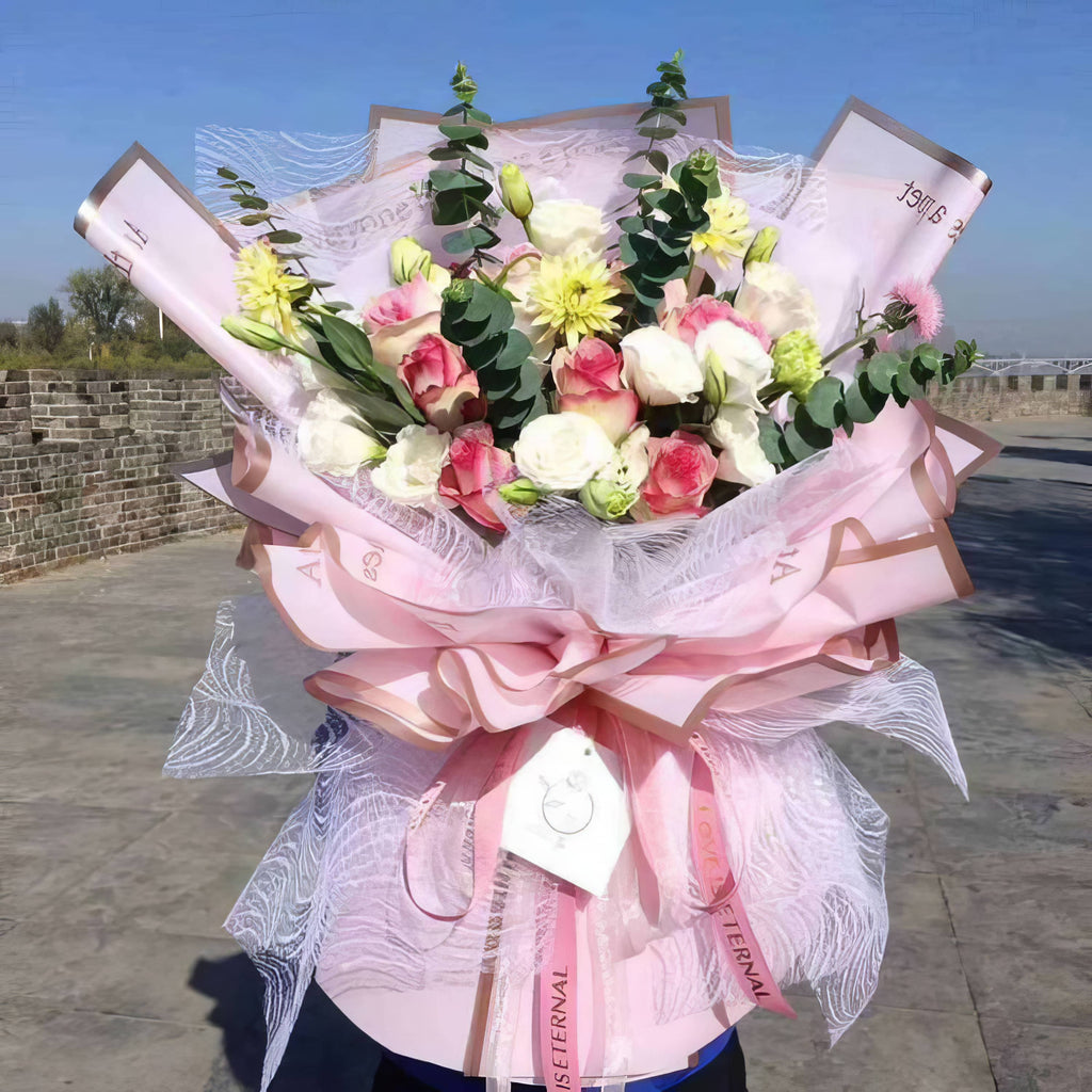 Poetic Love Elegance Bouquet & Gift Wrap